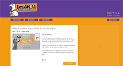 Desktop Screenshot of lesaigles.lu